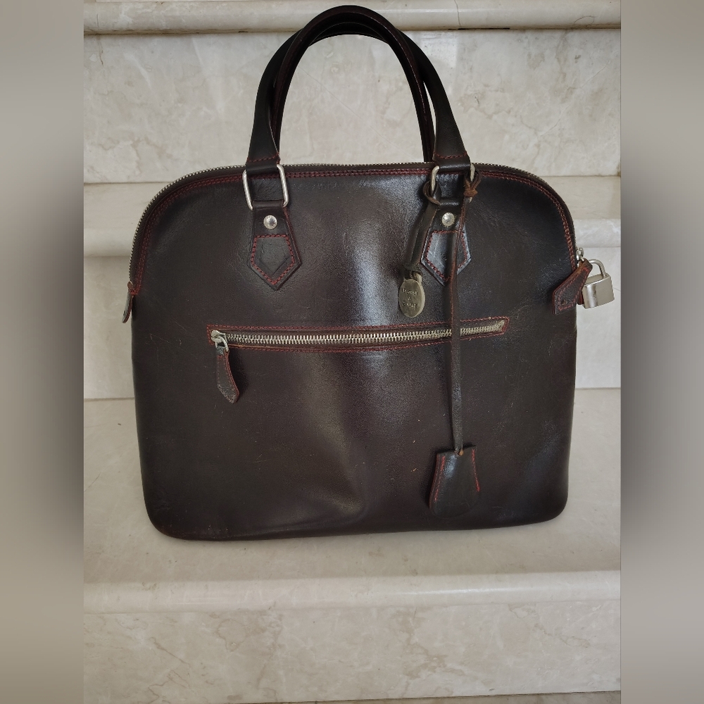 Ladies Vintage Alto, Dooney & Bourke Dark Brown Satchel